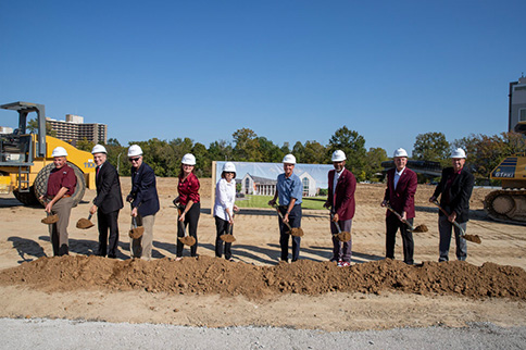 Tedrick Welcome Center groundbreaking