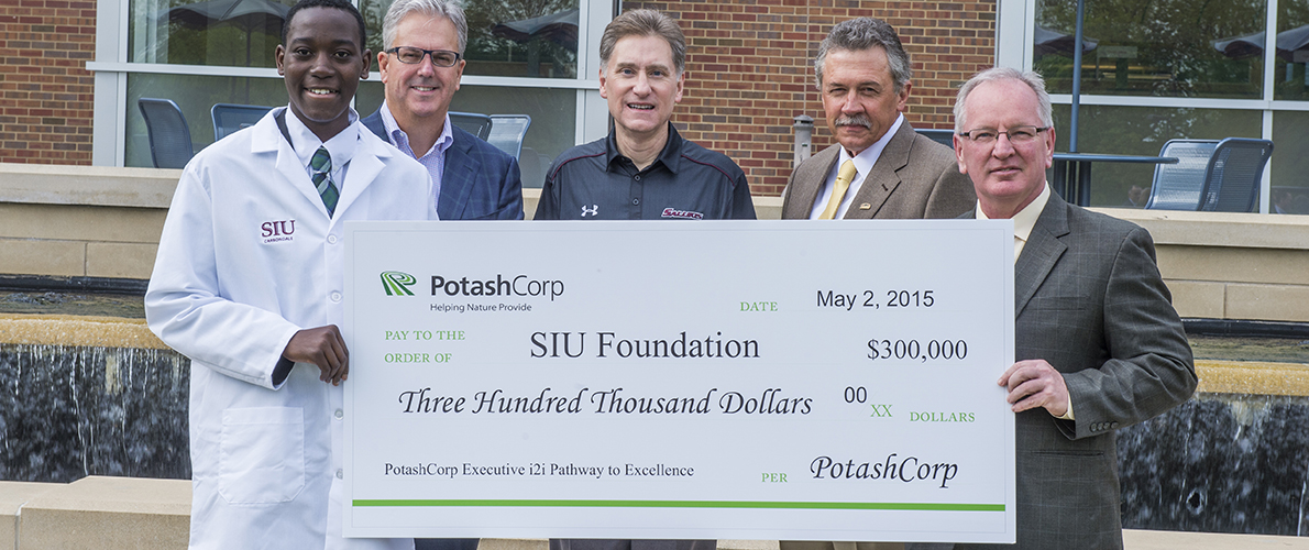 Potash gives donation to SIU Foundation